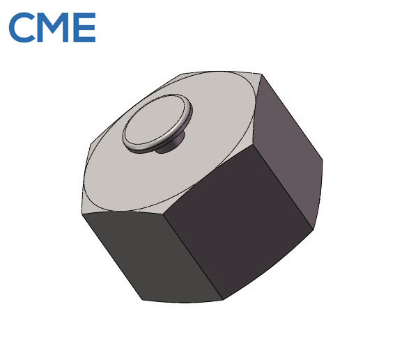 ISO Hex Blank Nut with Boss